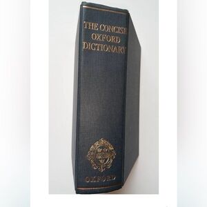 THE CONCISE OXFORD DICTIONARY Vintage 1938